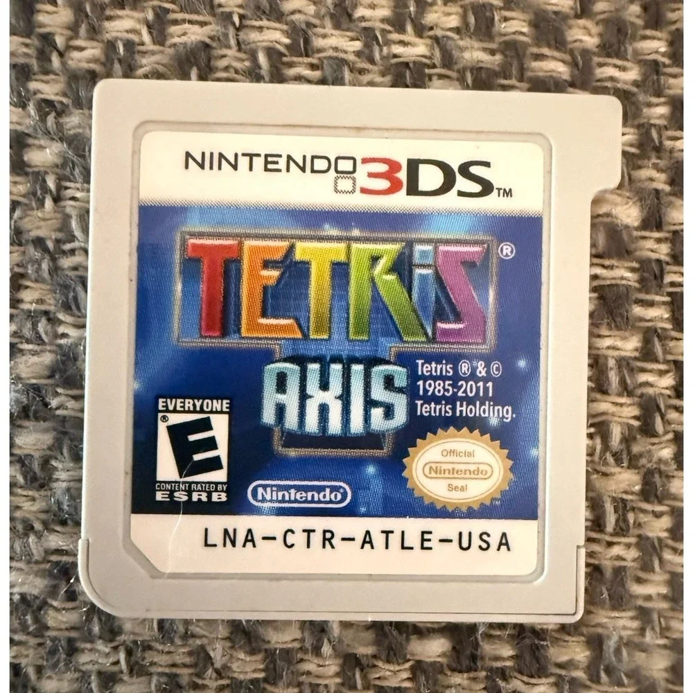 Tetris Axis (Nintendo 3DS) Cartridge ONLY - Tested & Working!